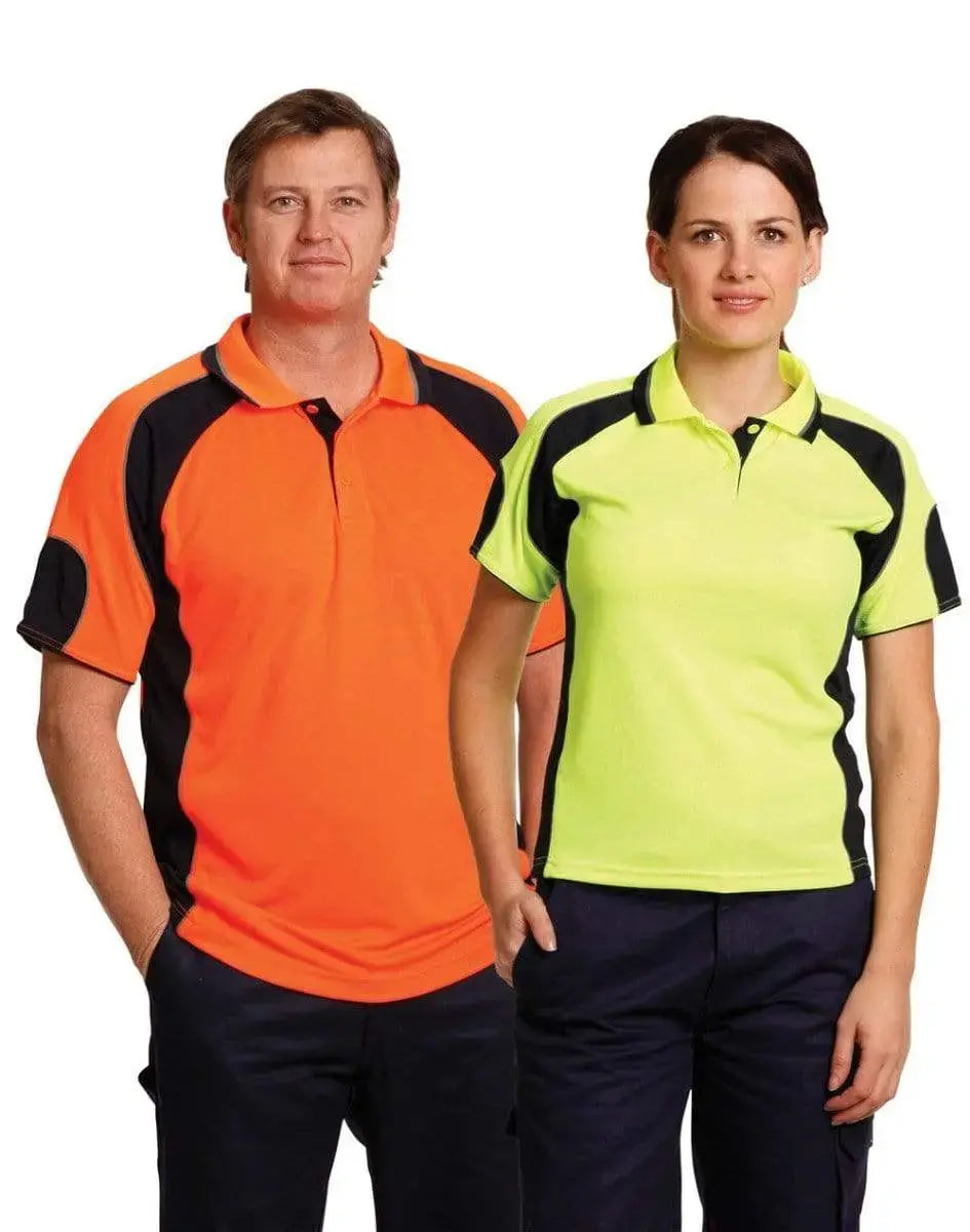 High-vis Polo - Unisex SW61 Work Wear Australian Industrial Wear